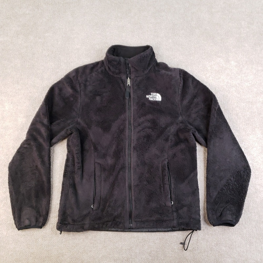 North Face Osito Jacket Womens Small Black Fleece Full Zip Soft Hiking Casual Z